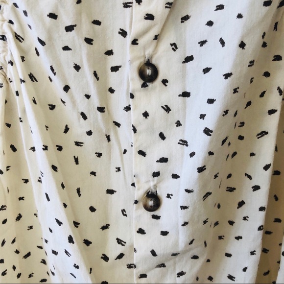 Jean Bourget Cream & Black Dress, 18M - Picture 3 of 5